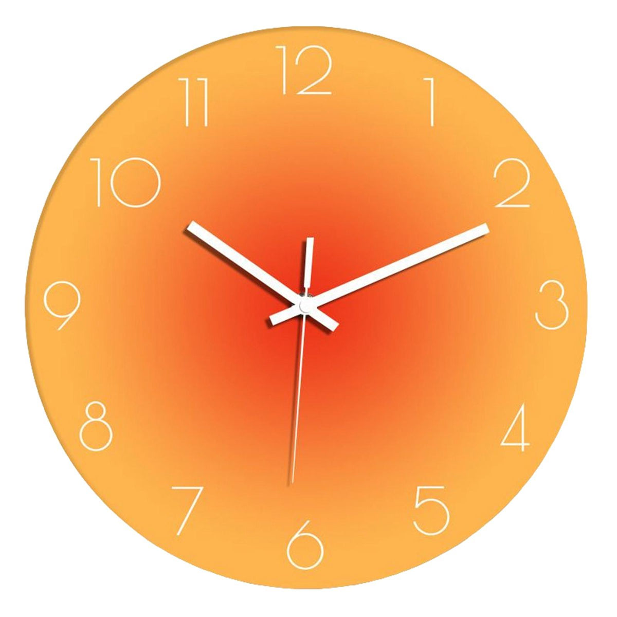 Maxbell Maxbell Wall Clock Non Ticking Bathroom Room Silent Hanging Clocks Numbers