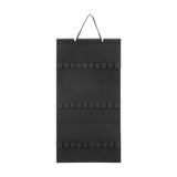 Maxbell Headband Organizer Hanging Felt 40 Slots Storage Hanger for Wall Closet Door Black
