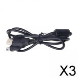 Maxbell 3xUSB Data Cable Accessories Durable Cameras Charge Cord for Canon Slr Camera