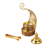 Maxbell Incense Burner Art Easy to Clean Metal Home Decor for Tabletop Hotel Parties with Clip