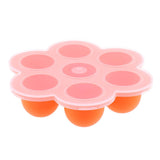 Maxbell 7 Holes Baby Food Storage Container Freezer Trays  Orange