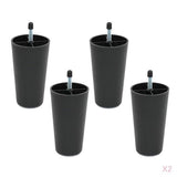 Maxbell 8x Bed Riser Table Lifts Furniture Square Feet Plinth Floor Protector 125mm