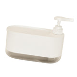 Maxbell Kitchen Soap Dispenser Portable with Sponge Holder for Countertop Home white