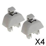 Maxbell 4x2pack Replace Auto Sun Visor Hook Bracket for Audi A6 C6 for VW Passat Polo