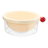 Maxbell Kitchen Strainer Colander Bowl Food Cooking Tool 2 in 1 Kitchen Colander Set White 24x10.5cm