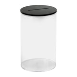 Maxbell Piggy Bank for Adults Money Saving Box for Bedroom Party Favor Festival black lid M