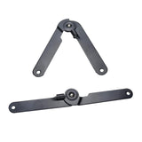 2Pcs Folding Support Hinges Versatile Furniture Hinge for Wardrobe Box Chest
