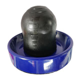 Maxbell Air Hockey Pusher Standard Goal Handles Paddle for Entertainment Family Game Blue