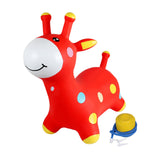 Maxbell Giraffe Bouncy Animal Hopping Bouncy Animal Hopping for Kids Toddlers Girls Boys Red