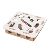 Maxbell Cat Puzzle Toy Felt Exercise Maze Game for Indoor Cats