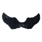 Maxbell Angel Wing Costume Decoration Dressing up for Festival Birthday black L