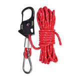 Maxbell 6mm Tent Guy Rope Aluminum Alloy Self Locking Regulator for Backpacking Tent Red