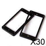 Maxbell 30x2pcs Black Humbucker Pickup Mounting Rings for LP Electric Guitar