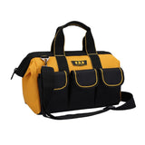 Maxbell Heave Duty Tool Bag Multi-Pockets Adjustable Shoulder Strap A Yellow 13 inch