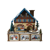 Maxbell Christmas Music Box DIY Self Assembly Crafting for Office Farmhouse Birthday