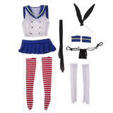 Maxbell 1:6th Scale Sailor Bunny Suit for 12inch Female Action Figure Clothes - Aladdin Shoppers