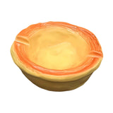 Maxbell Egg Tart Ashtray Decorative Multifunctional Container for Office Hotel Table