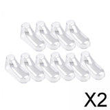 Maxbell 2x10Pcs Transparent Baby Shoe Stretcher Professional for Socks Store 11cm