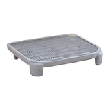 Maxbell Cat Litter Ramp Kitten Litter Catcher Mat for Pet Supply Bedroom Indoor Cats Gray