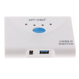 Maxbell USB 3.0 Sharing Switch Selector 1 in 4 out Switcher Adapter For PC Printer