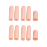 Maxbell Maxbell 10Pcs Thumb Protectors Splint Gel Finger Sleeves Caps Cover Tube Skin