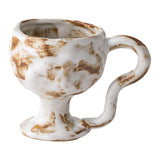 Maxbell Ceramic Coffee Mug Modern High Feet 150ml Ceramic Mug for Home Office Adults