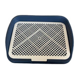 Maxbell Dog Potty Training Toilet Portable Puppy Pad Holder for Dormitory Home Bunny Navy Blue