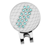 Maxbell Golf Ball Marker Crystal Drill Cap Clip Marker for Golf Cap Visor Green - Aladdin Shoppers