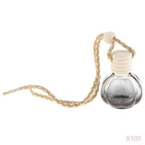 Maxbell 100Pcs Empty Perfume Bottle Pendant Car Hanging Ornament Home Decor Pumpkin