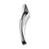 Maxbell Stainless Steel Serving Tongs Food Clamp Buffet Tongs for Food Salad Parties Argent