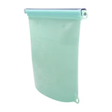 Maxbell Silicone Food Storage Bag Breastmilk Freezer Bags for Cereal Vegetable Fruit Blue
