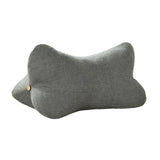 Lumbar Pillow with Removable and Washable Cover Soft Waist Support Pillow Gray