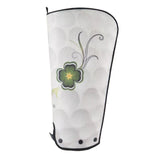 Maxbell Golf Bag Rain Cover Foldable Top Cover for Practice Golf Clubs Driving Range Four Leaf Clover