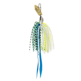 Maxbell Fishing Jig Fishing Baits Lures with Silicone Skirt Flipping Jigs Swim Metal Green White - Aladdin Shoppers