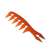 Maxbell Maxbell 2 Sides Professional Wide Tooth Oily Hair Comb Styling Hair Lift Combs Brown