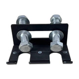 Maxbell Barbell Holder for Squat Rack Vertical Rack Attachment Double Barbell Hanger Black