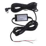 Maxbell 2Pieces Car Dash Cam Hardwire Kits 12/24V to 5V 1.5A Mini USB Angled Cable