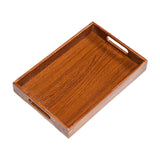 Maxbell Wooden Serving Tray Lightweight Simple Wood Plate for Home Events Guest Room 33 cmx22 cmx5 cm