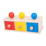Maxbell Object Permanence Box Baby Development Toy for Children Valentines Day Gifts 3 Drawers