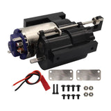 Maxbell 1:12 Scale Gearbox Upgrade Part for C24,Gas,D90 91 96 98 99S DIY Accessories black