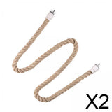 Maxbell 2xBird Perch Stand Pet Supplies Parrot Rope for Finches Parakeet Primary Color XL