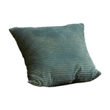 Maxbell Corduroy Pillow Cover Zipper Square Cushion Cover for Living Room Hotel Sofa Dark Green