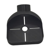 Hole Drill Dust Collector Easy to Install Lightweight for Workshop 3.3x4inch black