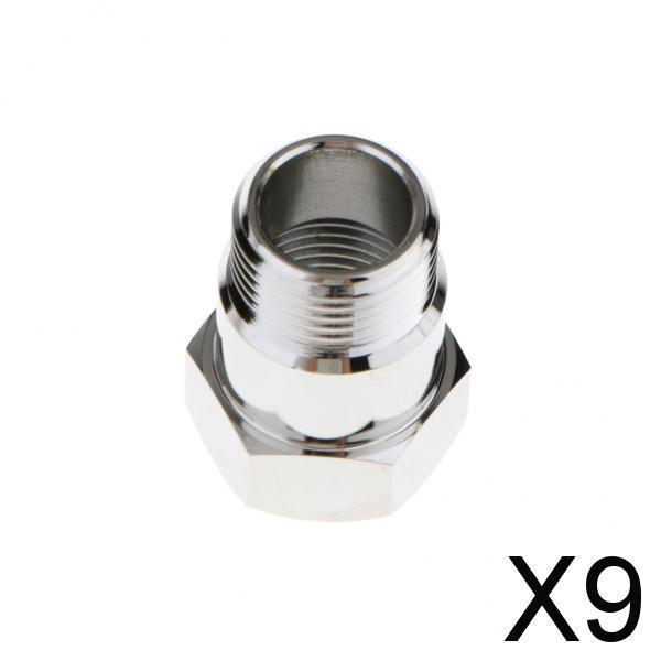 Maxbell 9x1/4 O2 Oxygen Sensor Extender Adapter Extension Spacer O2 Bung Test Pipe