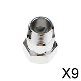 Maxbell 9x1/4 O2 Oxygen Sensor Extender Adapter Extension Spacer O2 Bung Test Pipe