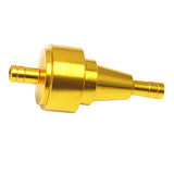 Maxbell 2xUniversal Aluminum Motorcycle Dirt Bike Inline Fuel Oil Filter 6mm Gold