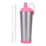 Maxbell Ceramic Coated Liner Insulated Tumbler Cup for Party Camping Walking Silver