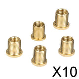 Maxbell 10x5X Aluminum Alloy Gear Shift Knob Thread Adapter Nuts Insert Set M10x1.25