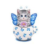 Maxbell 5D DIY Diamond Painting Embroidery Rhinestone Pictures Cat 30x40cm - Aladdin Shoppers