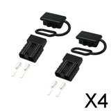 Maxbell 4x2 Sets Winch Trailer 50A 600V Battery Quick Connector Plugs for Dust Caps